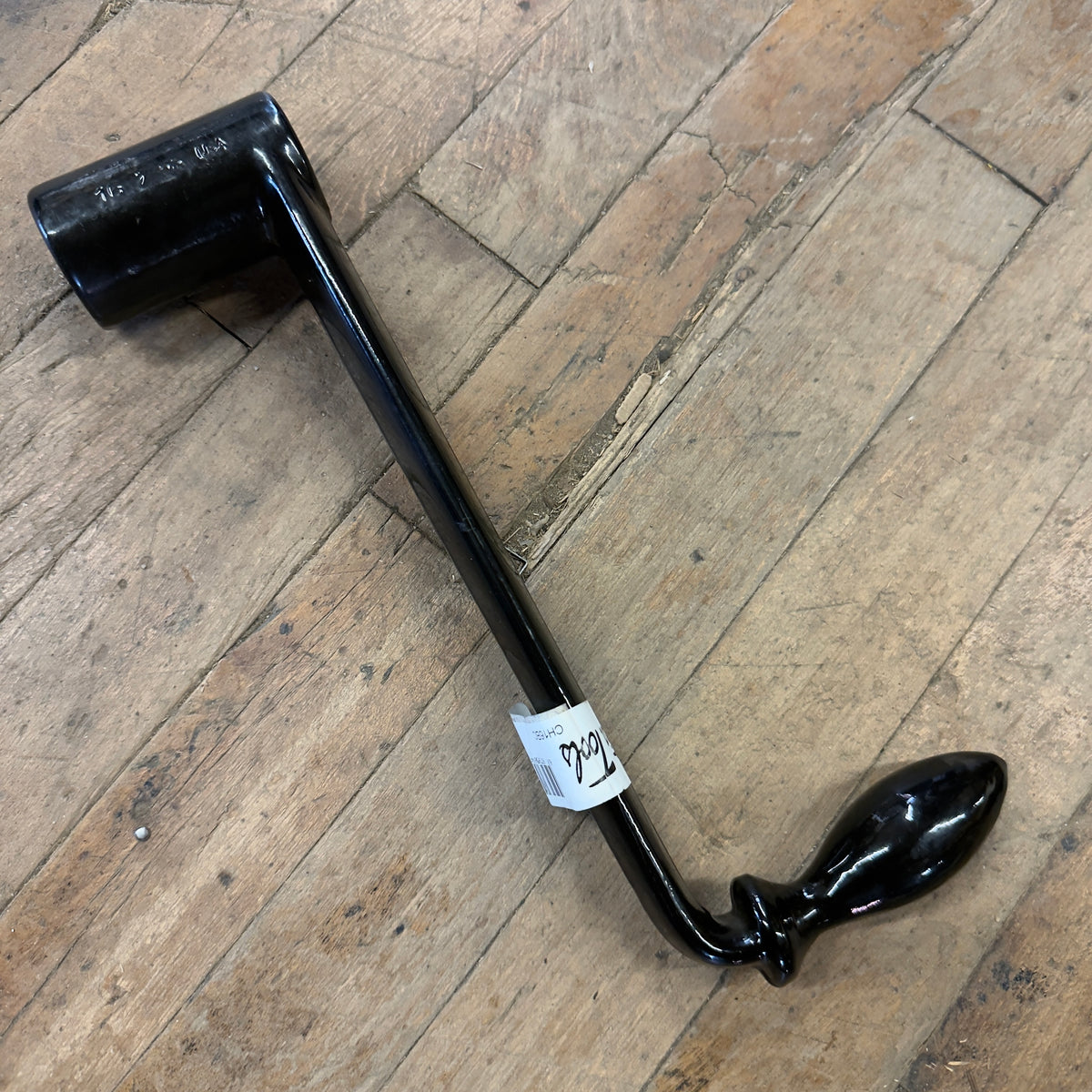 Martin 1" Squared Broached Crank Handle - Blk Powder Coat (CH16BC)