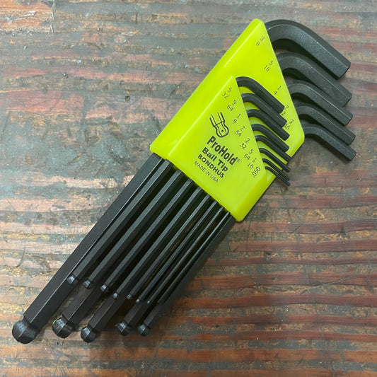 Bondhus 13pc ProHold Balldriver L-Wrench Set .050 - 3/8 (74937)