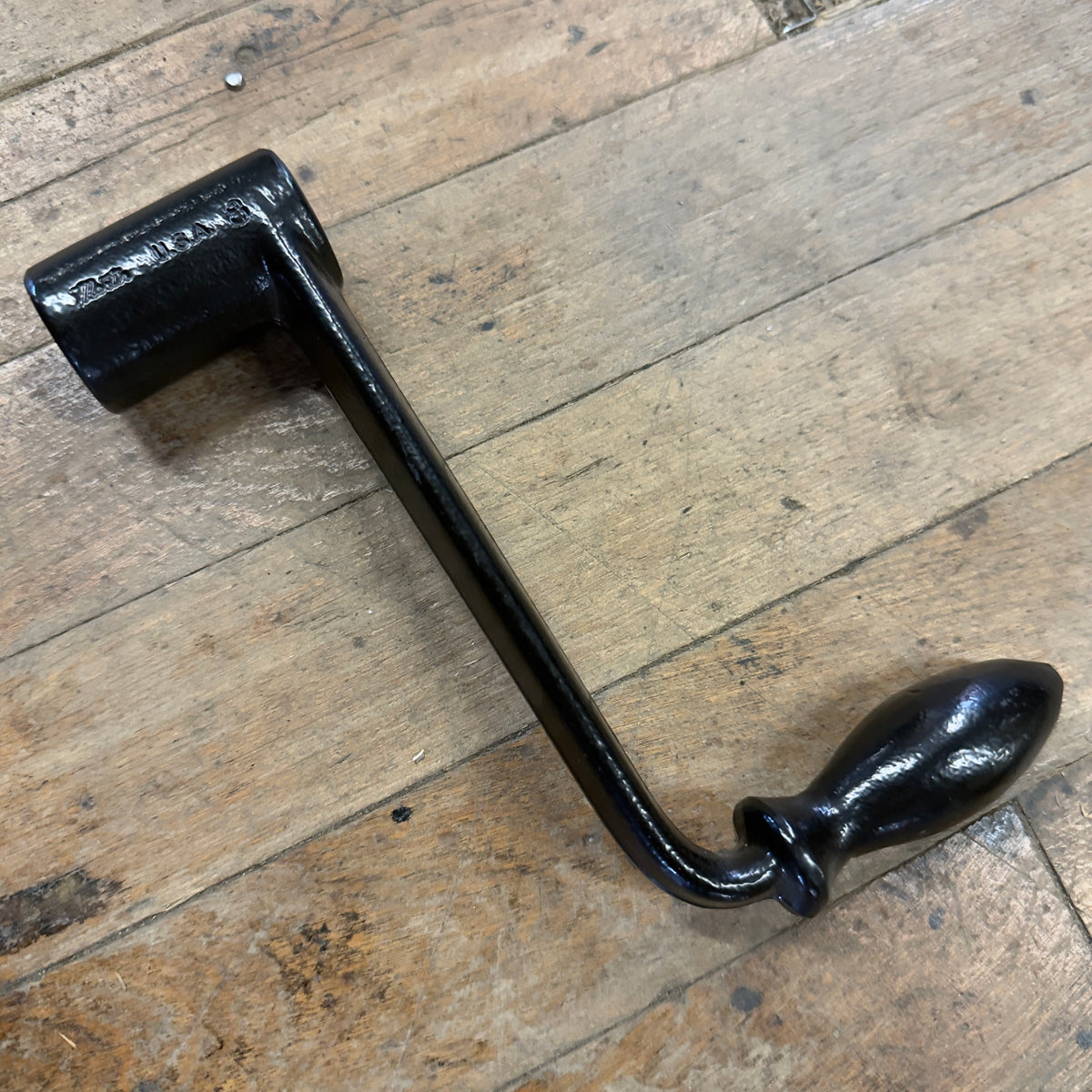 Martin 11/16" Squared Broached Crank Handle - Blk Powder Coat (CH8BC)