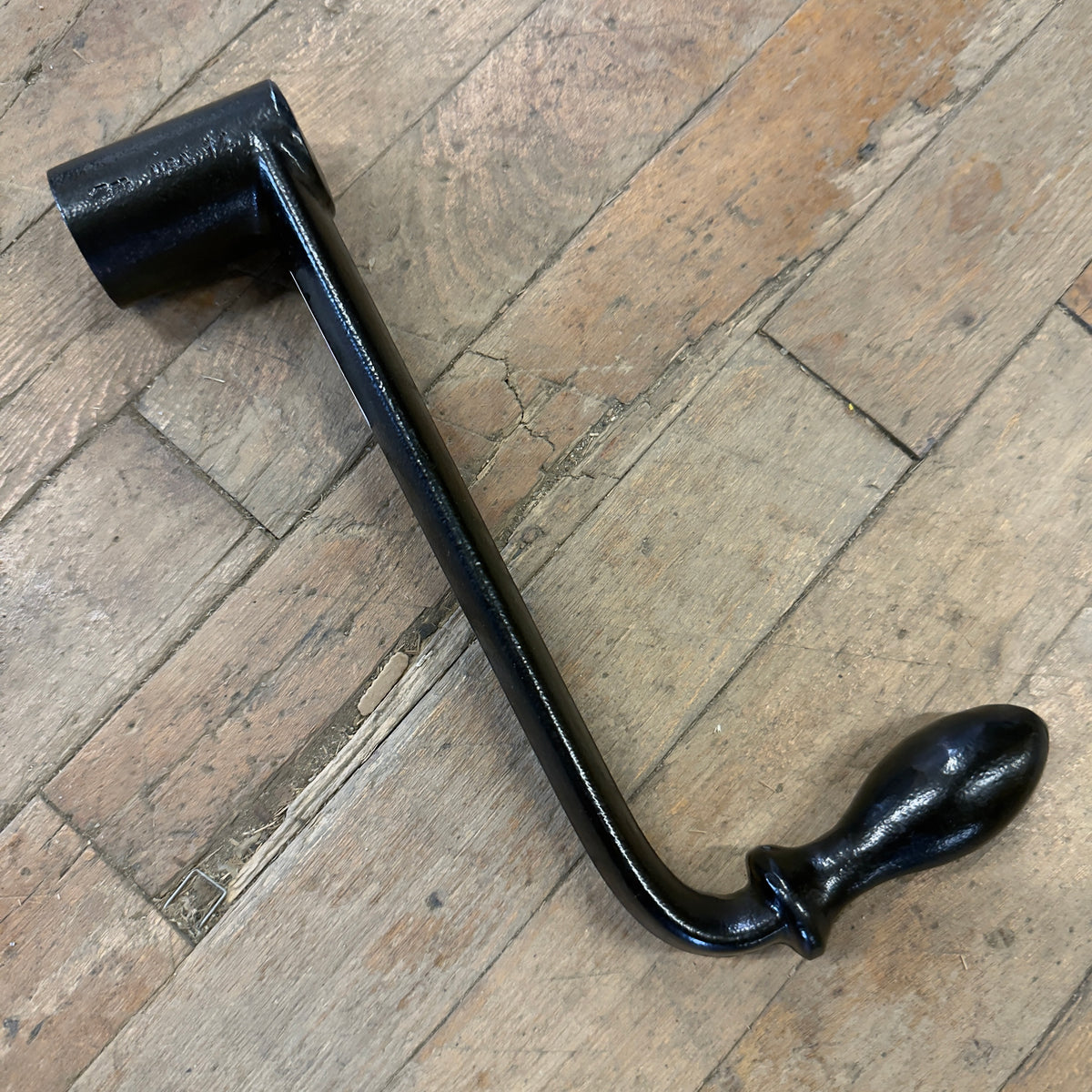 Martin 7/8" Squared Broached Crank Handle 10-1/2" OAL - Blk Powder Coat (CH14BC)