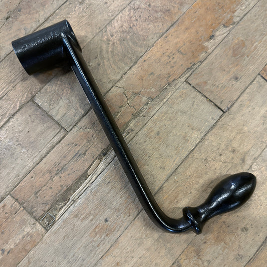 Martin 7/8" Squared Broached Crank Handle 10-1/2" OAL - Blk Powder Coat (CH14BC)