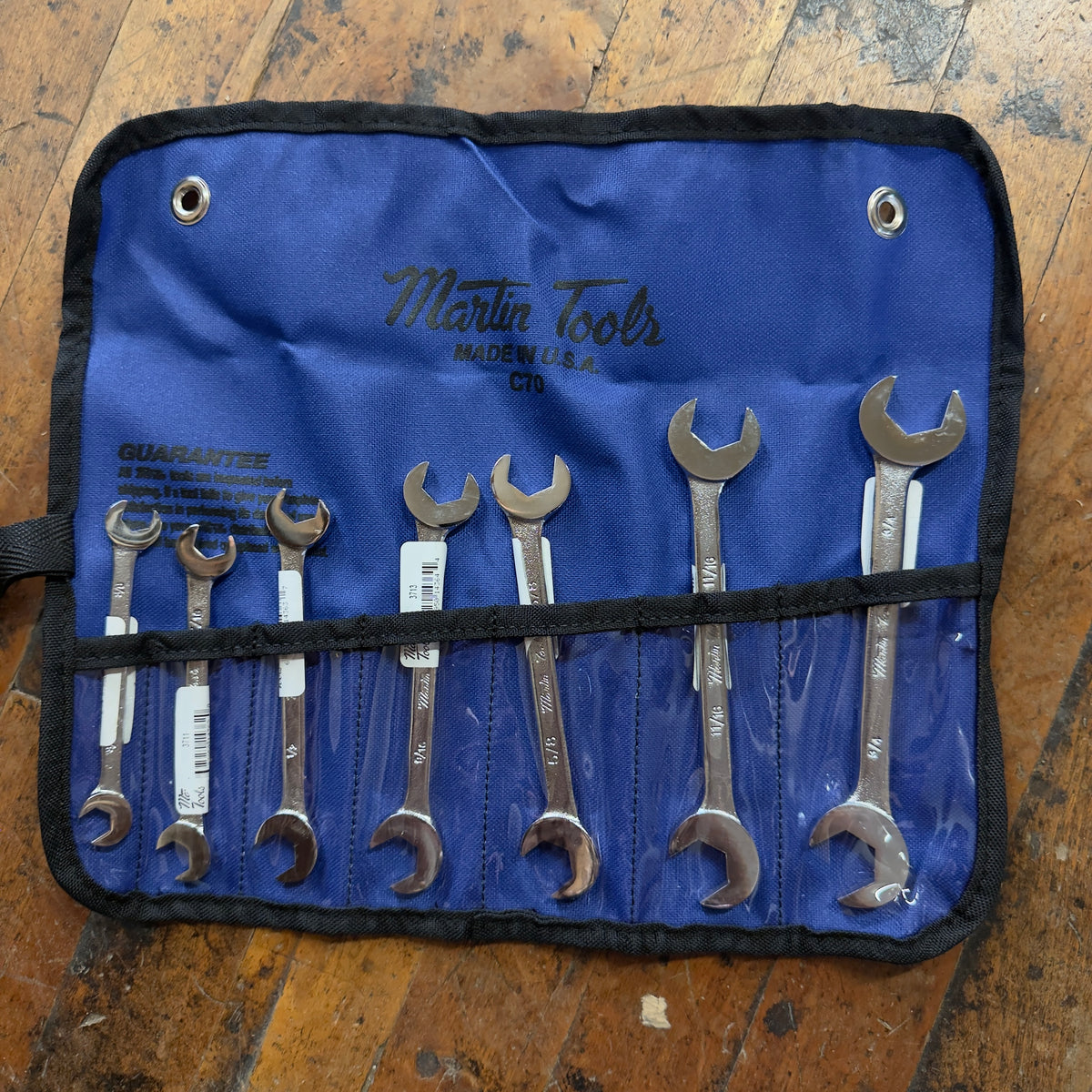 Martin 8pc Hydraulic Angle Wrench Set 3/8" - 3/4" (OB7K)