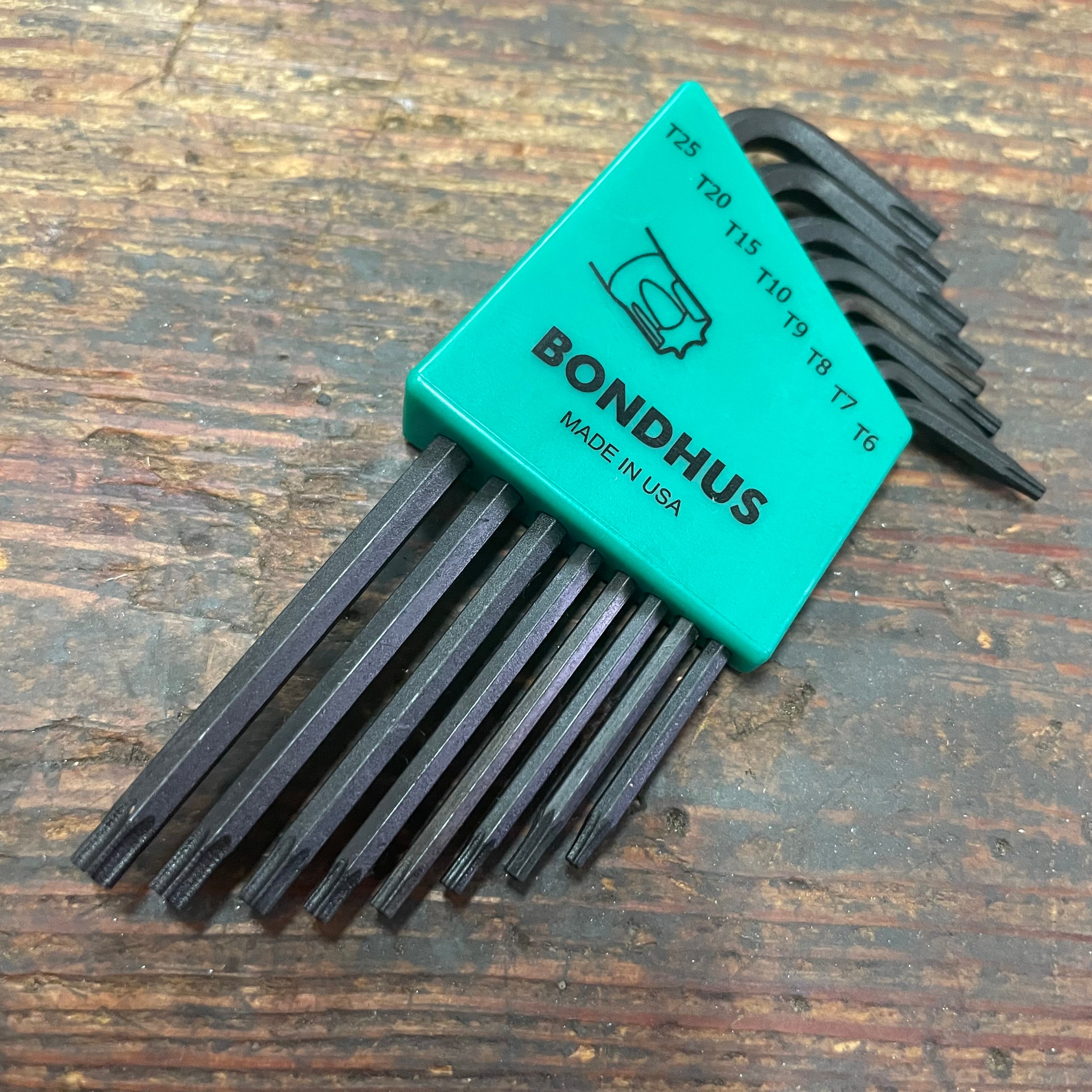 Bondhus 8pc Torx L-Wrench Set - Long Arm Style - T6 - T25 (31832 ...