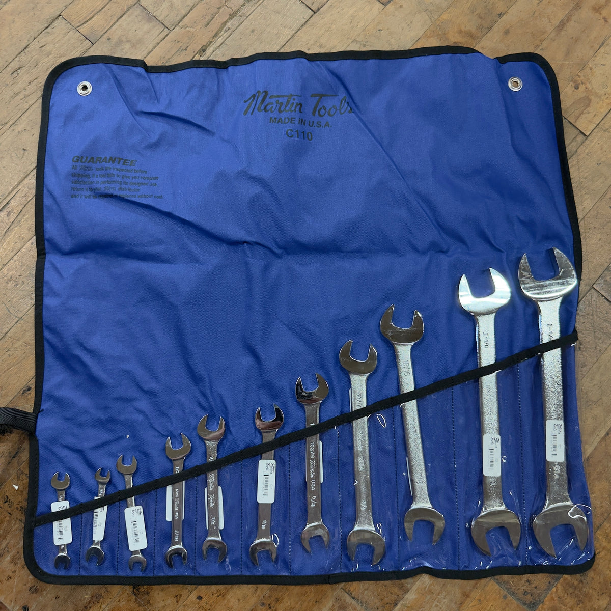 Martin 12pc Double Head Open End Wrench Set 1/4" - 1-1/4" (OE11K)