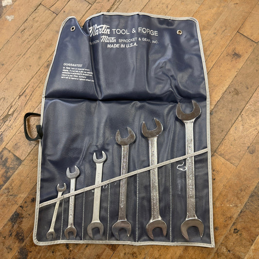 Martin 7pc Double Head Open End Wrench Set 3/8" - 1-1/8" (OE6K)