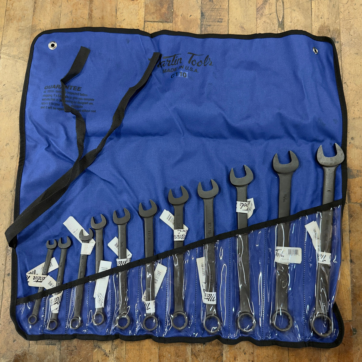 Martin 12pc Industrial Black Combination Wrench Set 3/8" - 1" (CB11K)