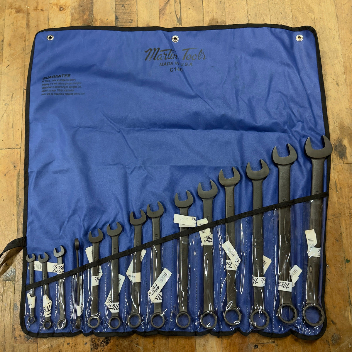 Martin 15pc Industrial Black Combination Wrench Set 3/8" - 1-1/4" (CB14K)