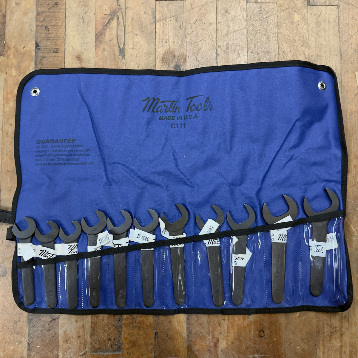 Martin 12pc 30° Angle Industrial Black Service Wrench Set 3/4" - 1-1/2" (BSW11K)