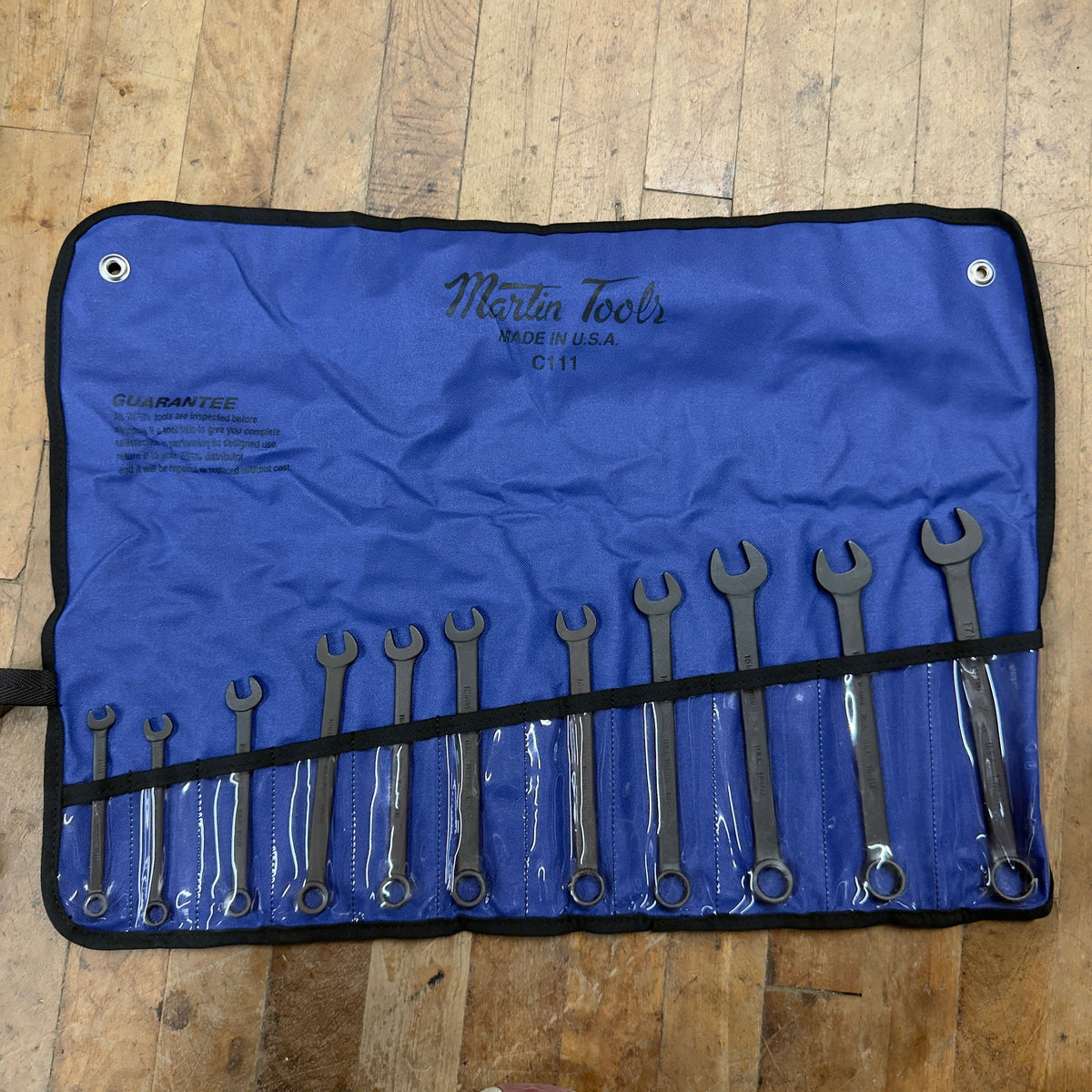 Martin 12pc Industrial Black Combination Wrench Set 7mm - 17mm (CB11KM)