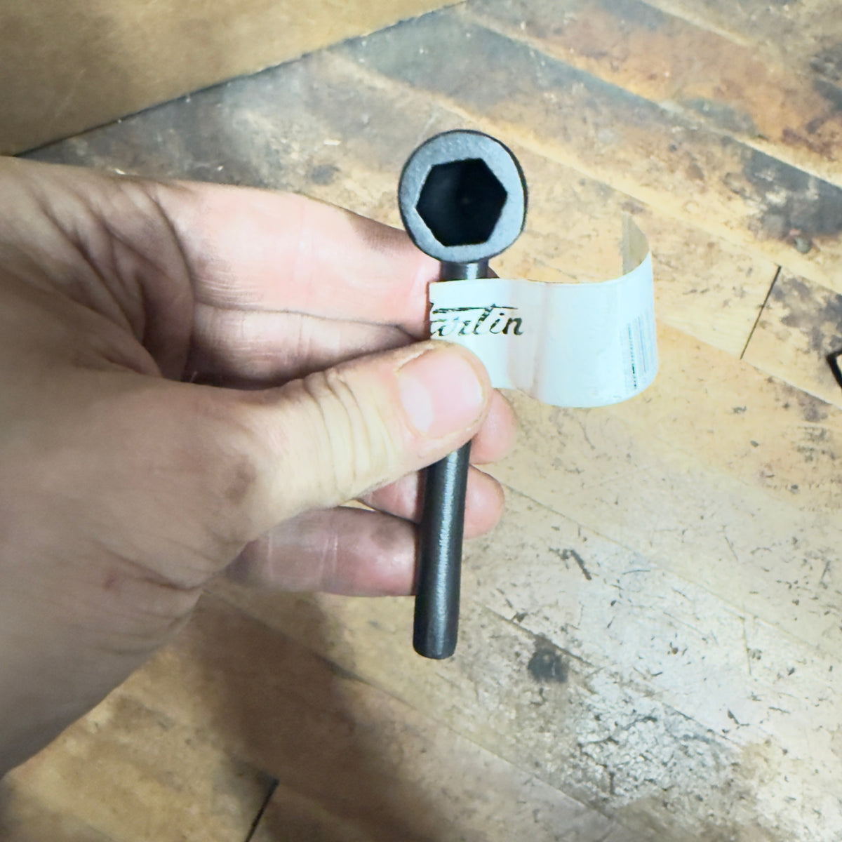 Martin 7/16" Offset Socket Wrench Hexagon Opening 6pt Industrial Black (263D)
