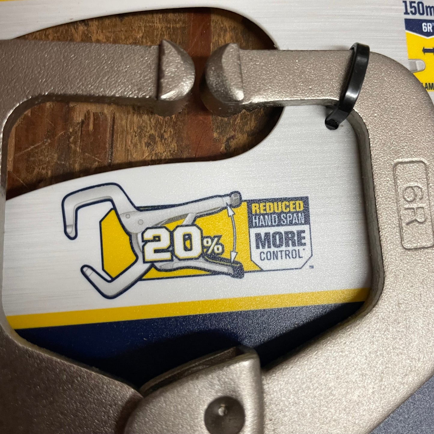 The Original 6" Vice-Grip Locking C-Clamp w/ Regular Tips (6R)