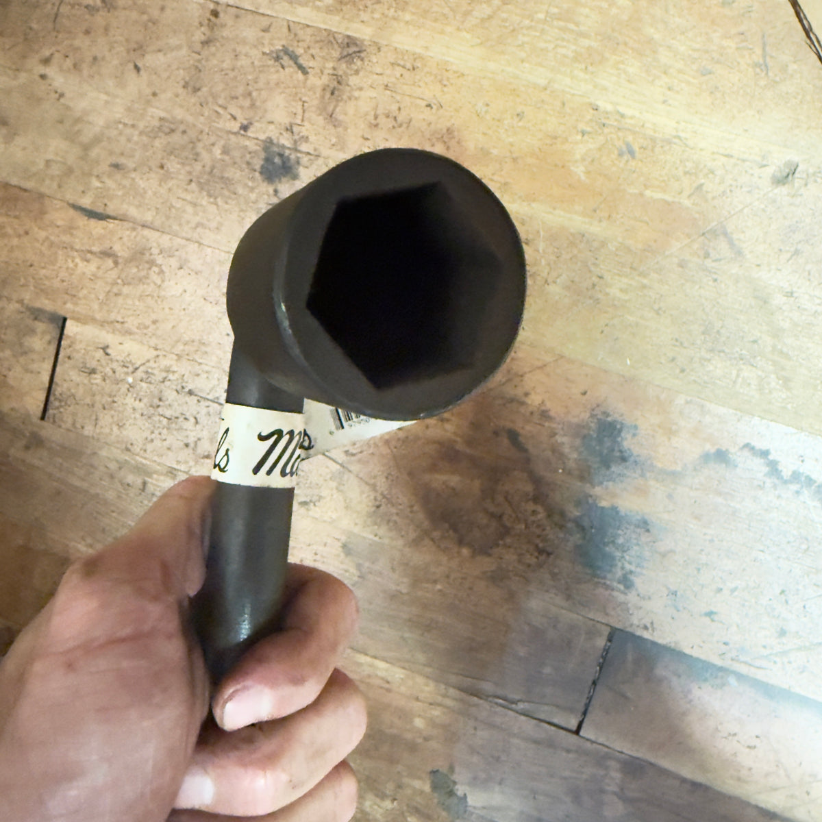 Martin 1-1/4" Offset Socket Wrench Hexagon Opening 6pt Industrial Black (273A)