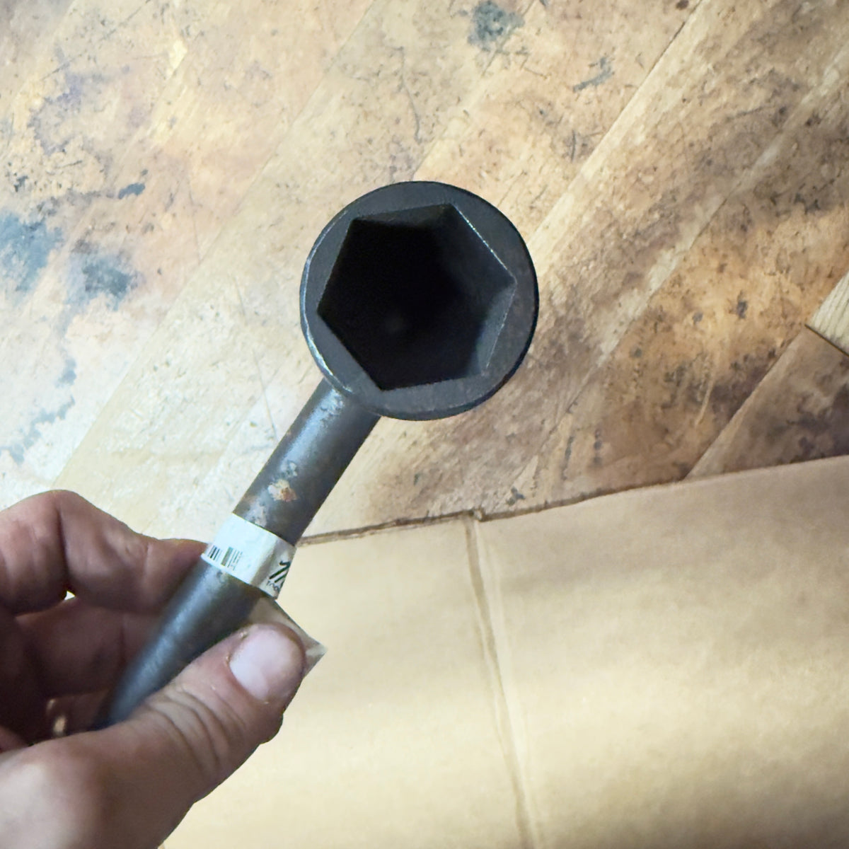 Martin 1-1/8" Offset Socket Wrench Hexagon Opening 6pt Industrial Black (271D)