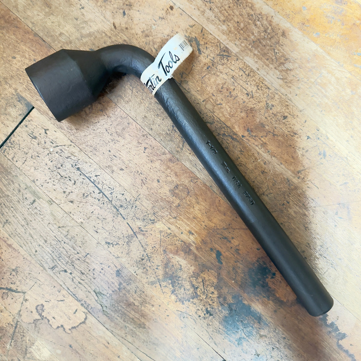 Martin 1-1/2" Offset Socket Wrench Hexagon Opening 6pt Industrial Black (275D)
