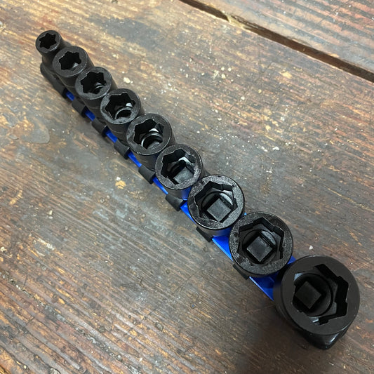 Bondhus External Twist Socket 3/8” Drive Extractor Set SAE (83137)