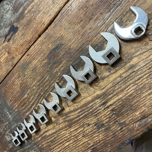 3/8" Drive Open End Bonney Crowfoot Set (TC1232A)