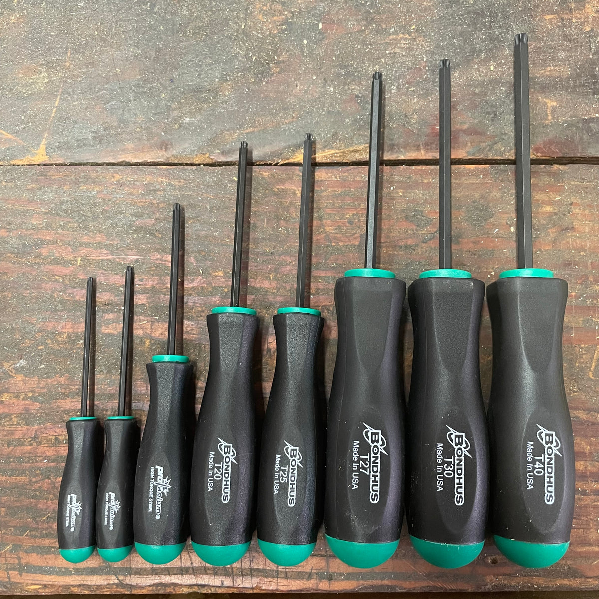 Bondhus 8pc BallStar Torx Screwdriver Set T9-T40 (135320