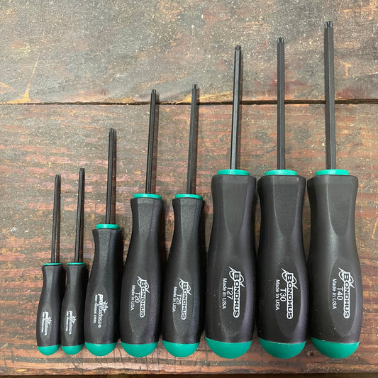 Bondhus 8pc BallStar Torx Screwdriver Set T9-T40 (135320