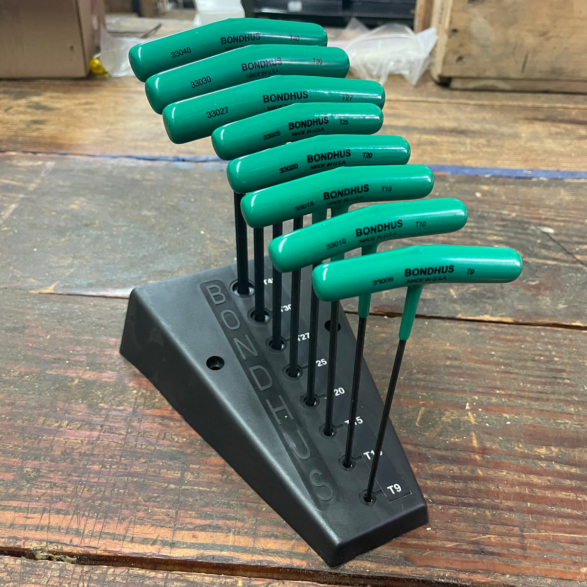 Bondhus 8pc Torx T-Handled Set w/ Stand T9 - T40 (33034)
