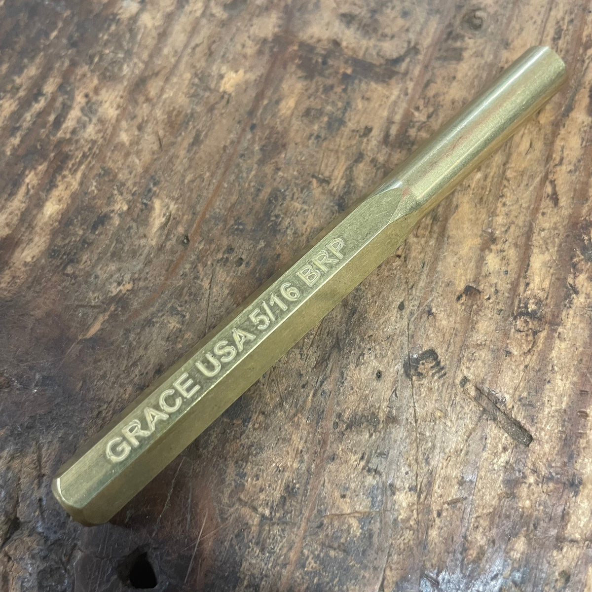 Grace USA Brass Roll Pin Punch Set (BRP-8)