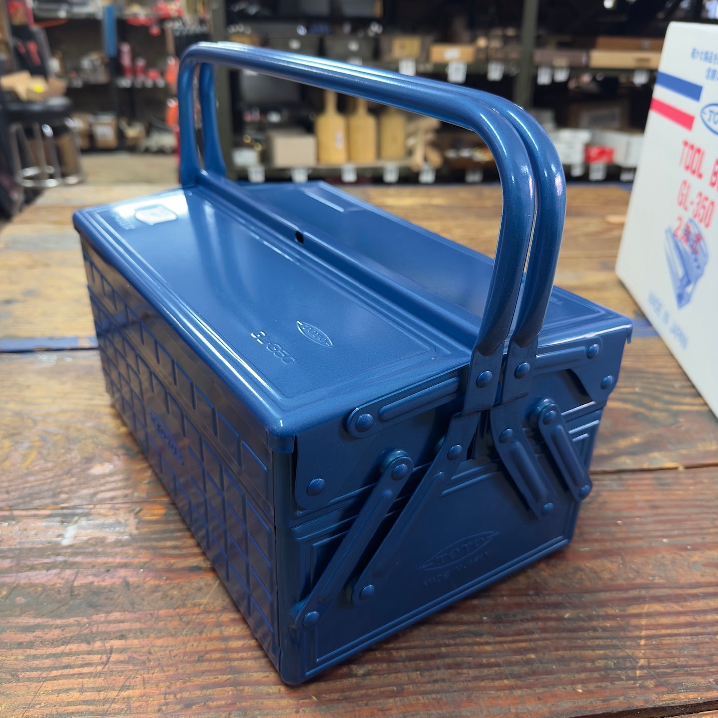 Toyo Steel Cantilever Tool Box (TO-GL350BU)