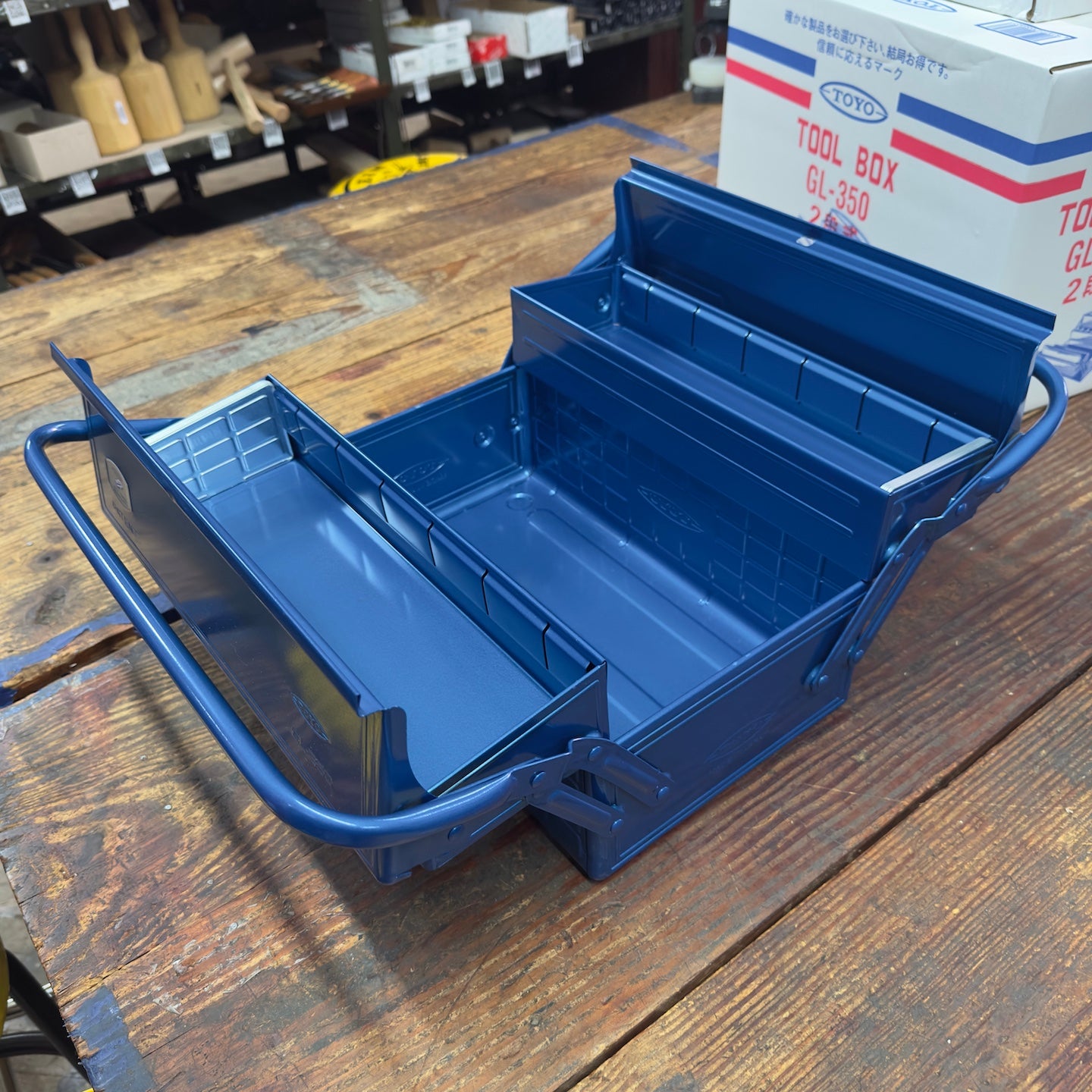 Toyo Steel Cantilever Tool Box (TO-GL350BU)