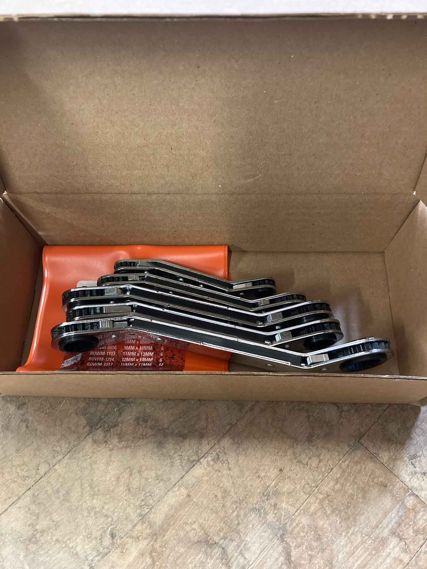 Lang Metric Offset Ratcheting Wrench Set (ROWM-5)