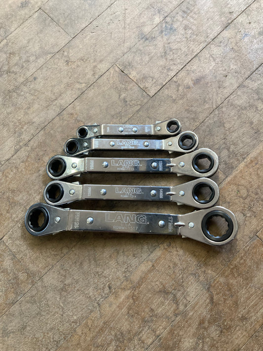 Lang Metric Offset Ratcheting Wrench Set (ROWM-5)