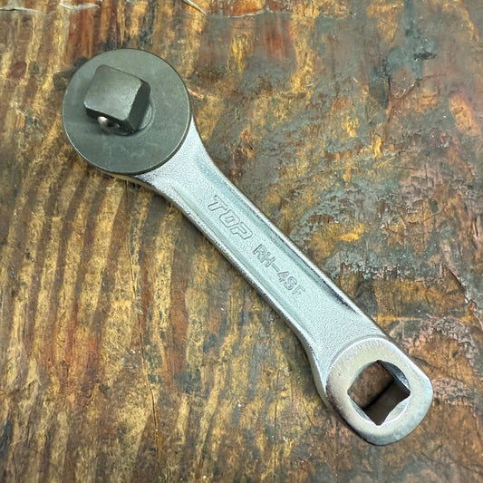 Top 1/2" Drive Handy Compact Wobble Ratchet w/ 1/2" Female End, 10° Oscillation (RH-4SF)