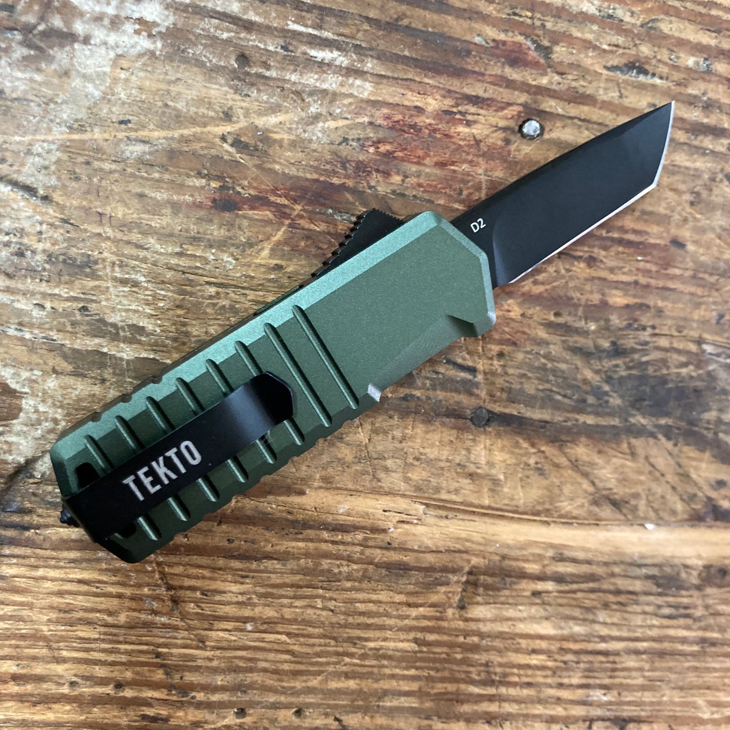 Tekto Knives A2 Badger OTF Automatic OD (A2ST6ODD2BK2A1)