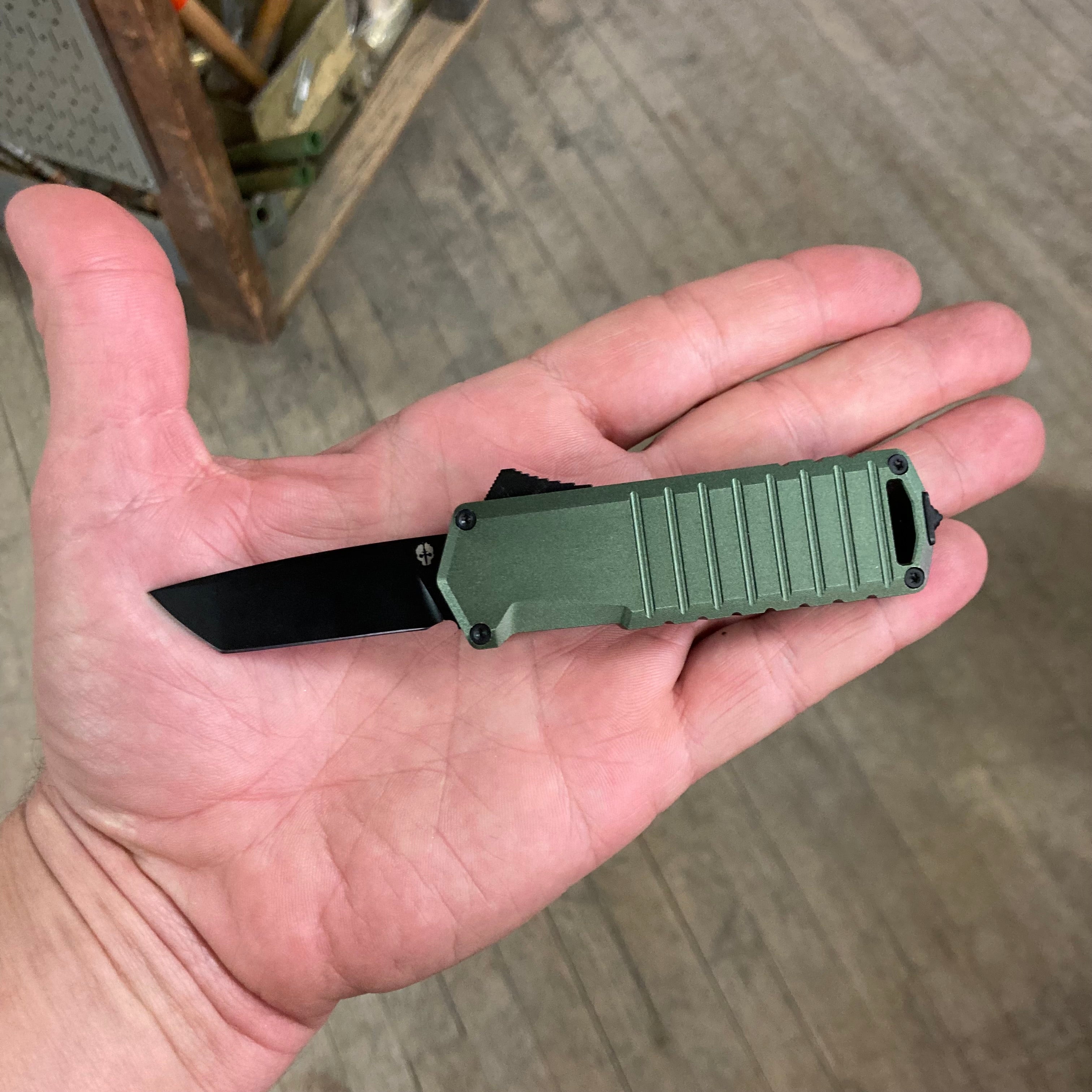 Tekto Knives A2 Badger OTF Automatic OD (A2ST6ODD2BK2A1) – Harry J