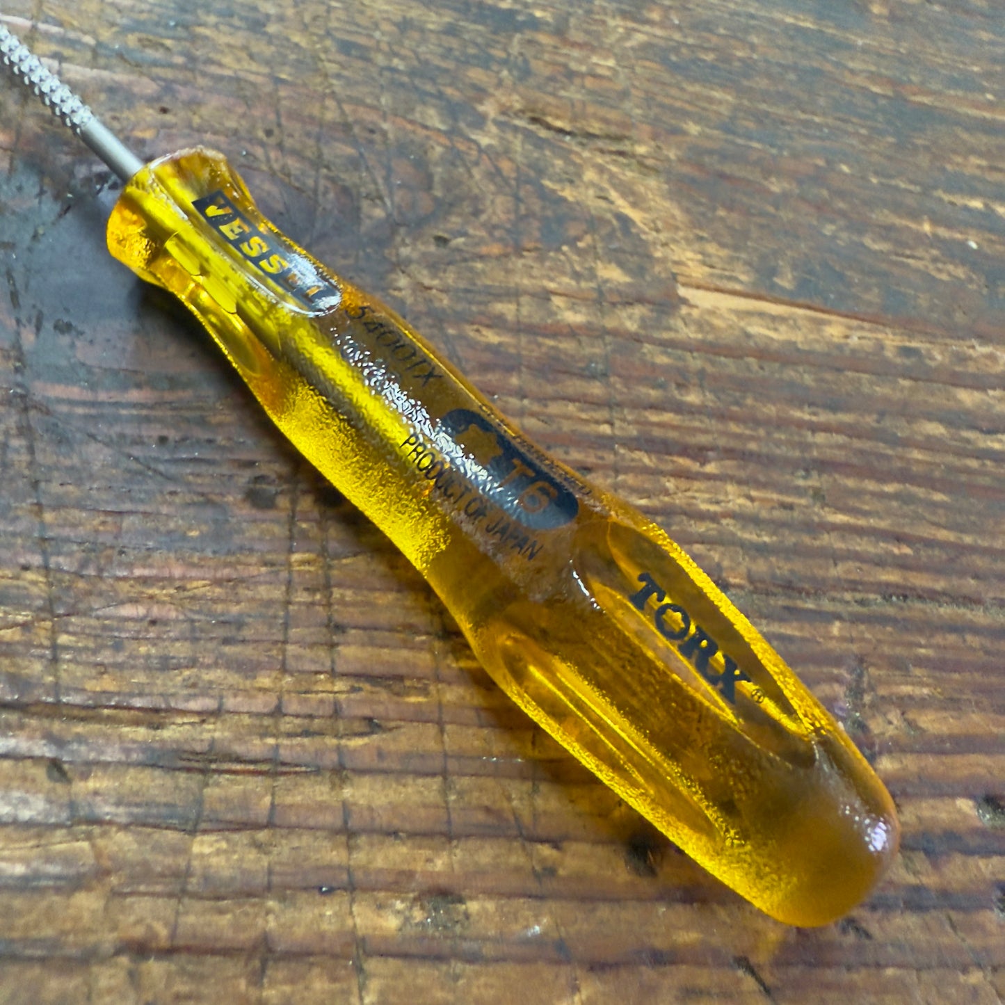 Vessel Torx T6 x 80mm Power Grip Screw Driver (5400TXT680)