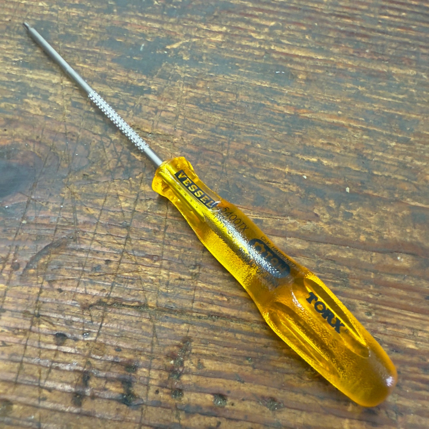 Vessel Torx T9H x 80mm Power Grip Screw Driver (5400TXT9H80)