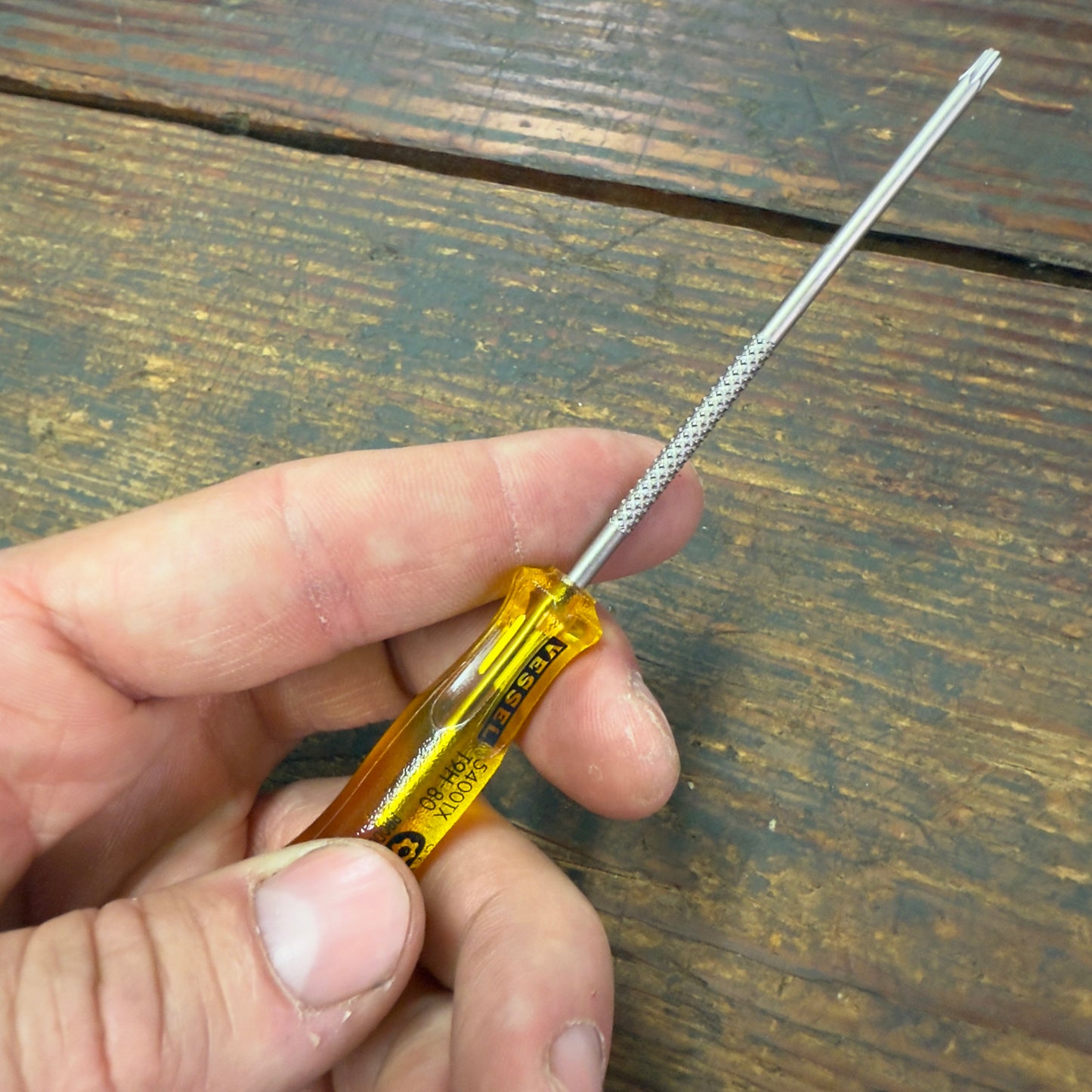 Vessel Torx T9H x 80mm Power Grip Screw Driver (5400TXT9H80)