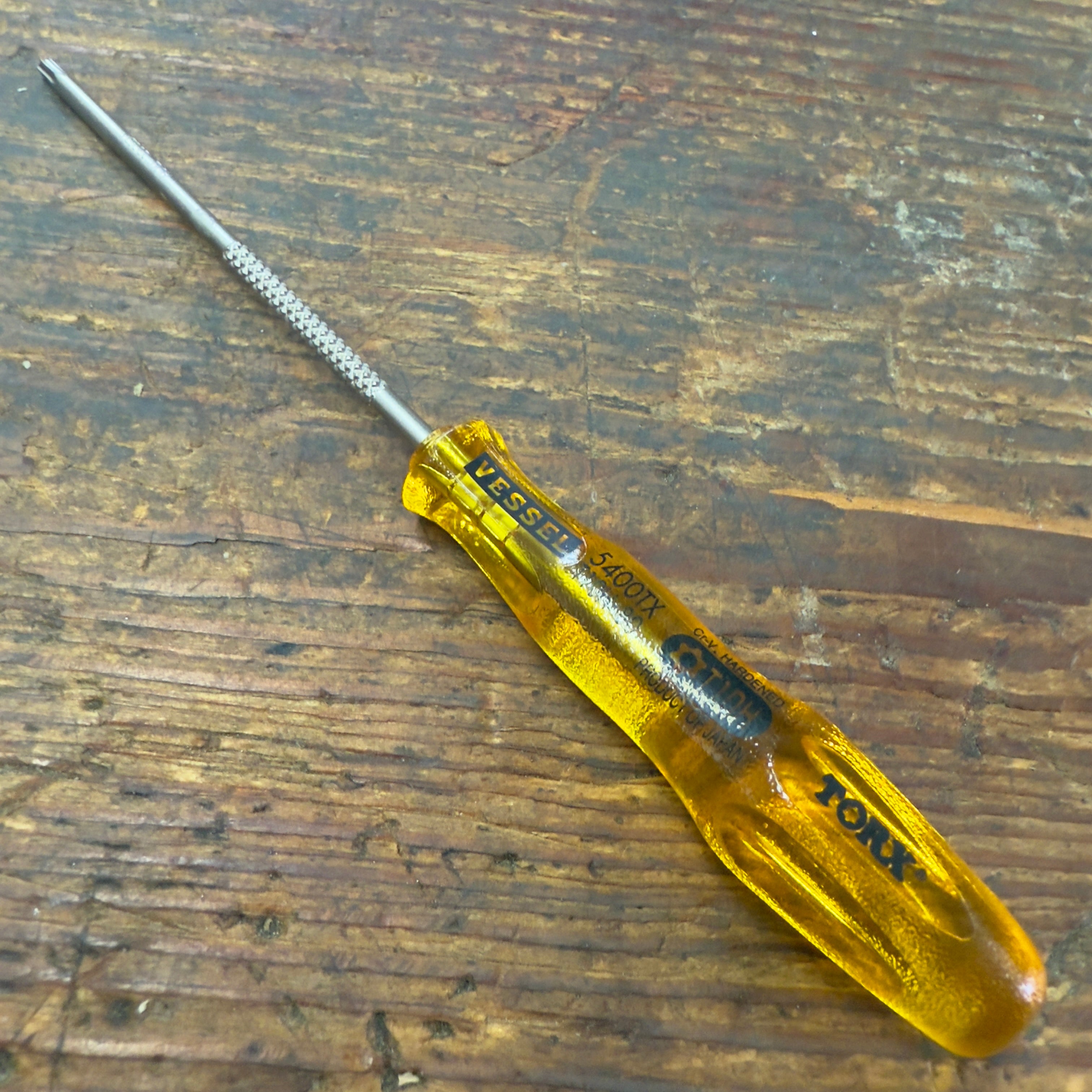 Vessel Torx T10H x 80mm Power Grip Screw Driver (5400TXT10H80