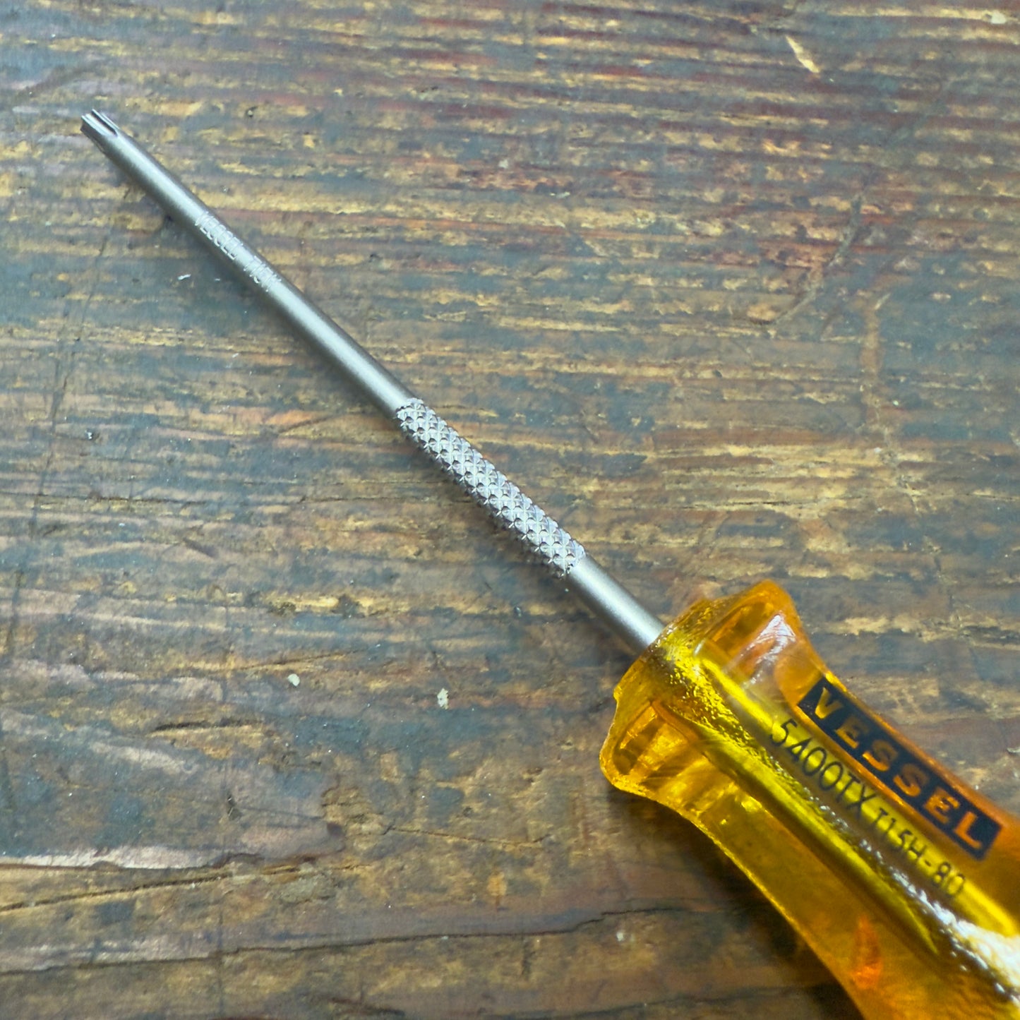 Vessel Torx T15H x 80mm Power Grip Screw Driver (5400TXT15H80)