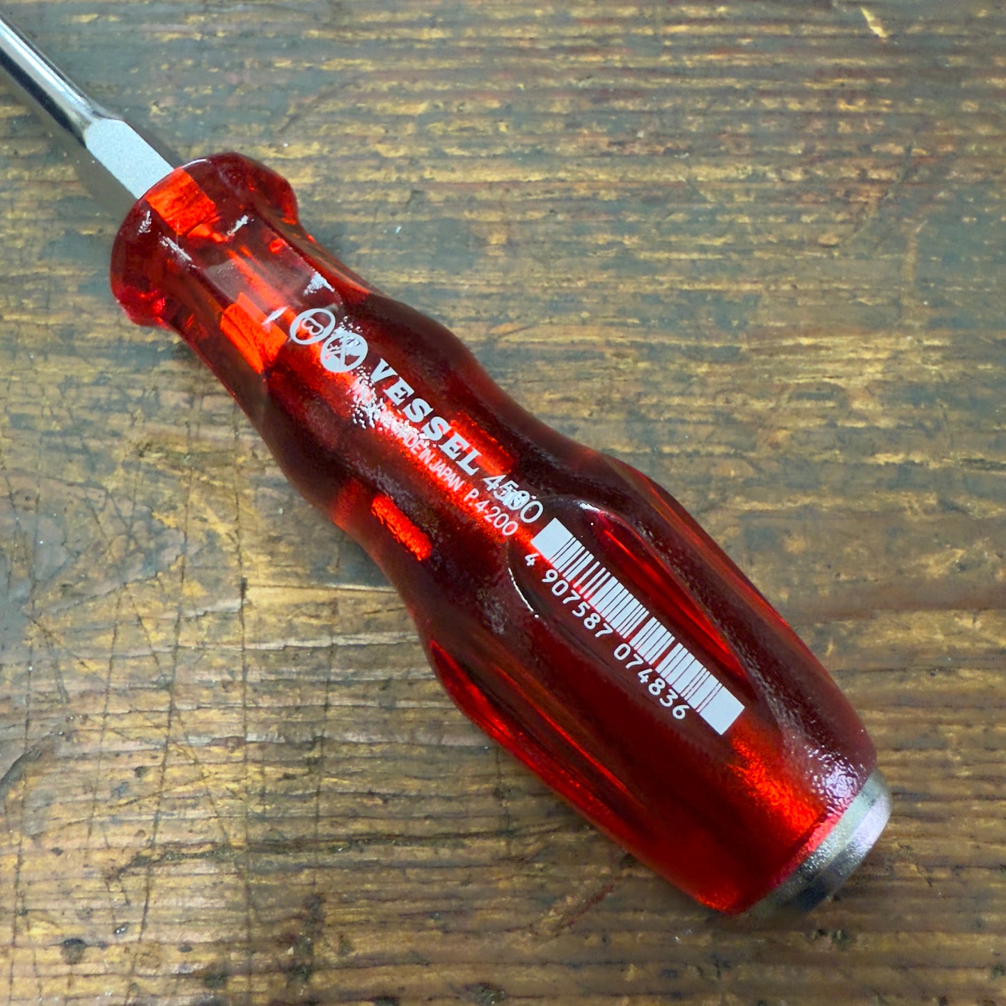 Vessel Phillips No.4 x 200mm Power Grip Screw Driver (4500P4200)