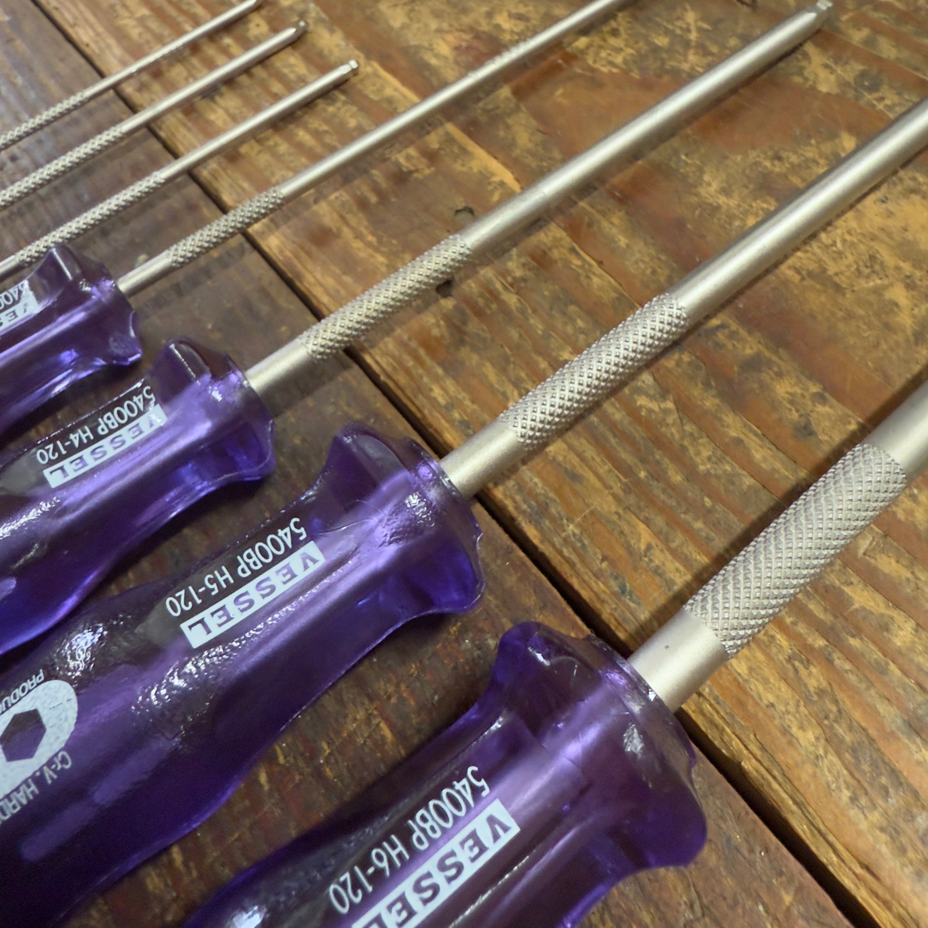 Vessel 7pc UltraBall Hex Power Grip Screwdriver Set (VB5400HEX