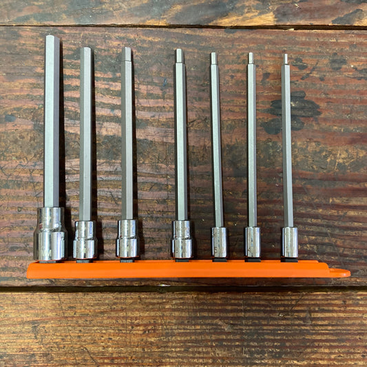 Mayhew 7pc Long Metric Hex Socket-Bit Set (16044)