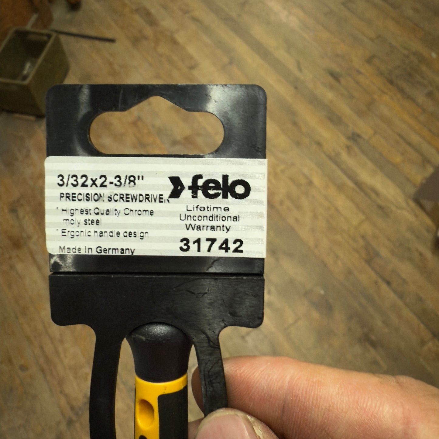 Felo Precision Slotted Screwdriver 3/32" x 2 3/8" (31742)