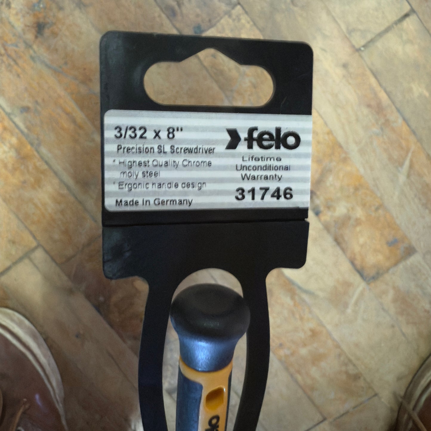 Felo Precision Slotted Screwdriver 3/32" x 8" (31746)