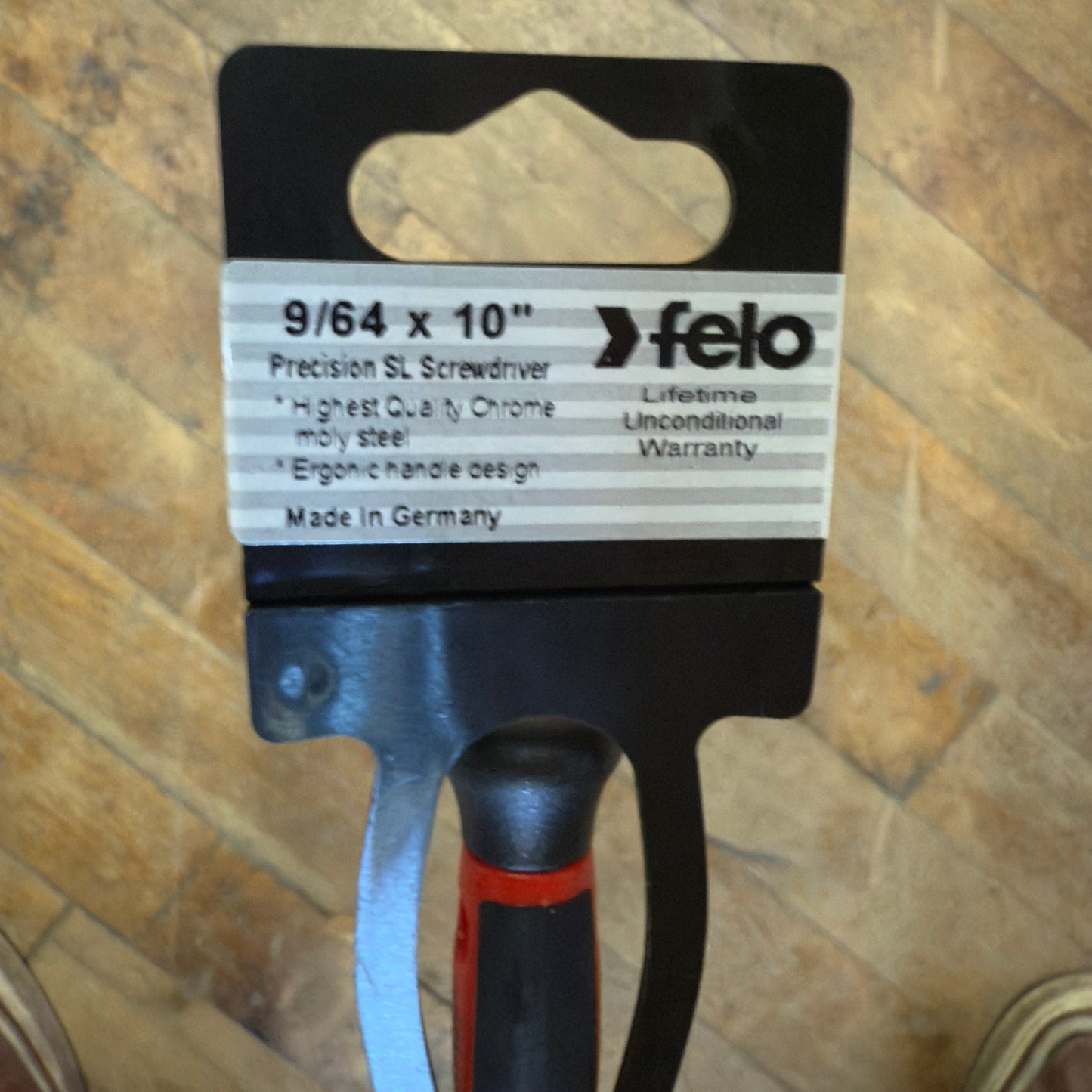 Felo Precision Slotted Screwdriver 9/64" x 10" (31758)