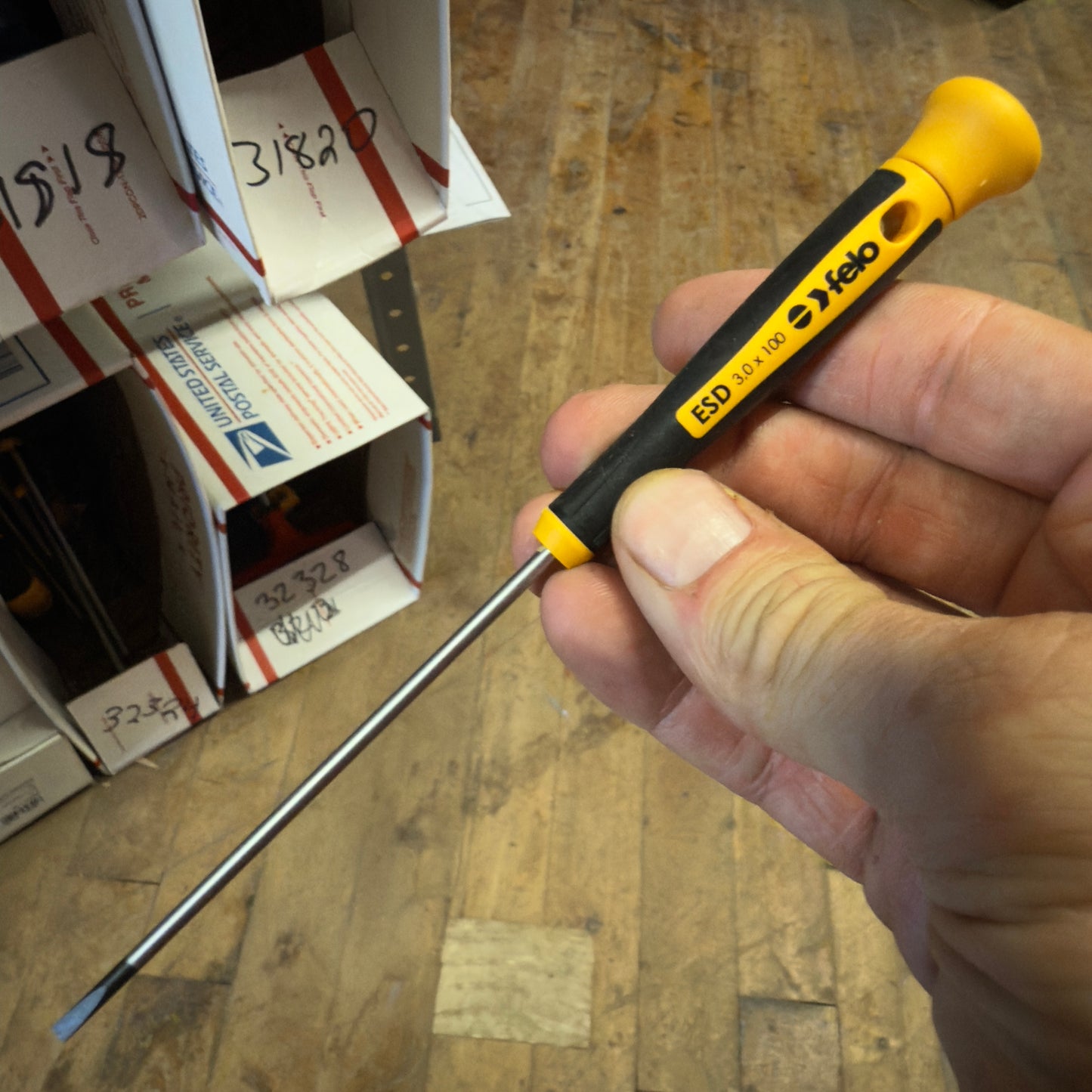 Felo Precision Slotted 1/8" x 4" Screwdriver (31814)