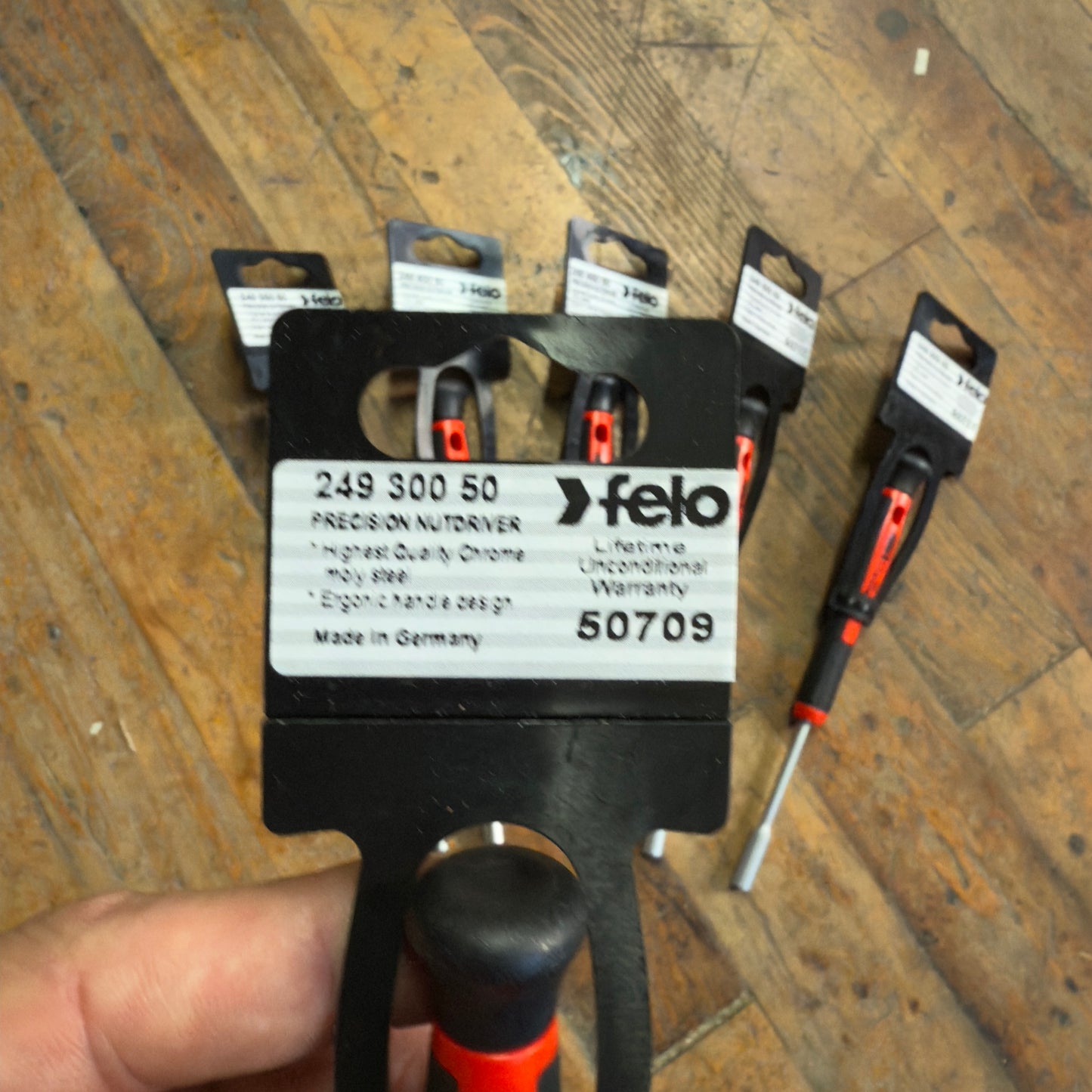 6 Piece Felo Precision Metric Nutdriver Set (50721)
