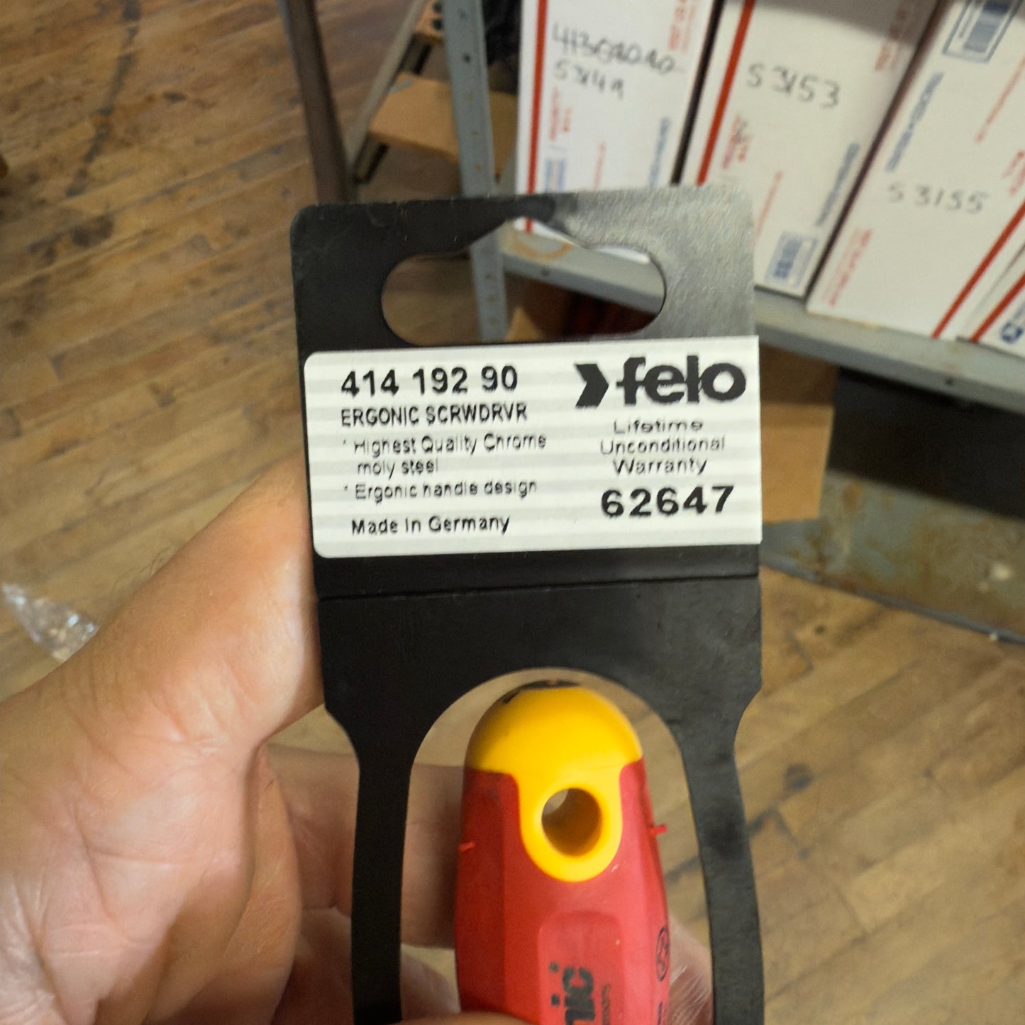 Felo E-slim Insulated Phillips #1 x 3-1/8" Ergonic VDE Screwdriver (62647)