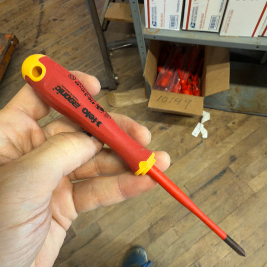Felo E-slim Insulated H-1 +/- Ergonic VDE Screwdriver (62654)