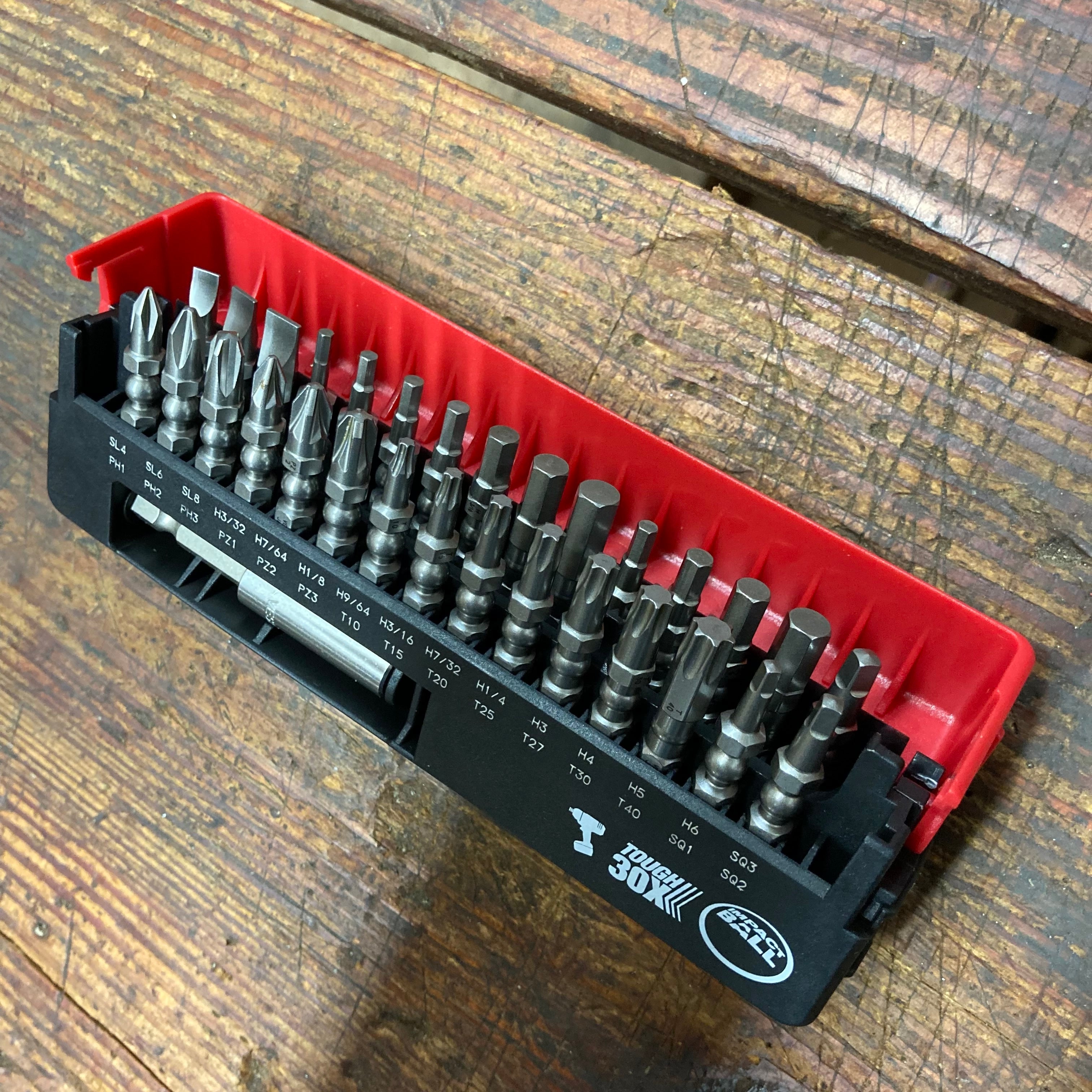 Vessel 31-PC Impact Bit Set w/ Case and Magnetic Bit Holder
