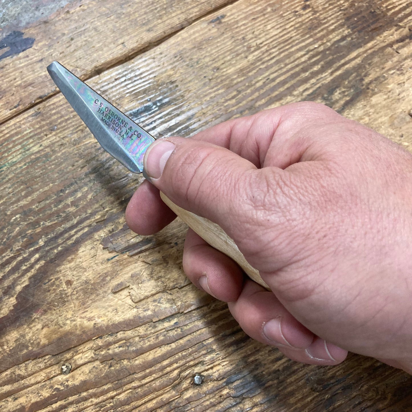 C.S. Osborne Bevel Point Skiving Knife (479)