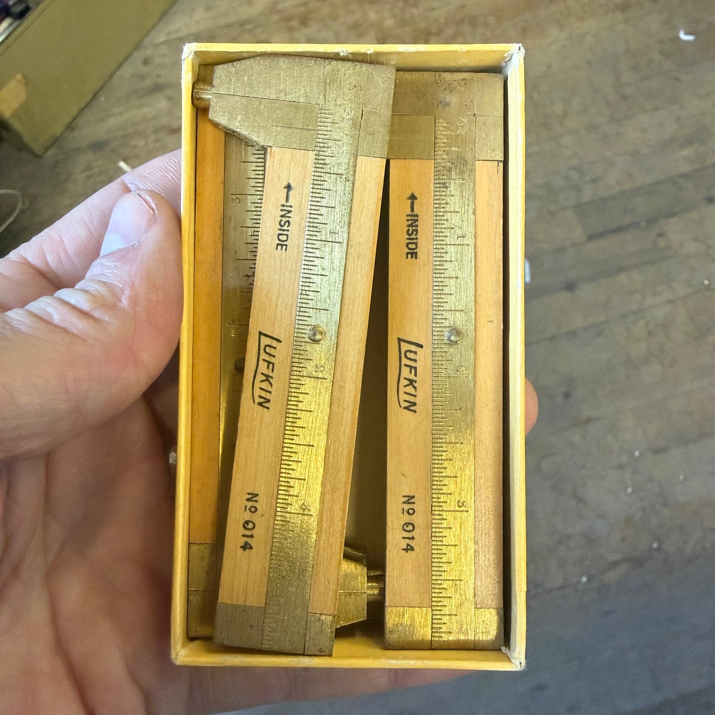 4" NOS Lufkin #014 Pocket Caliper