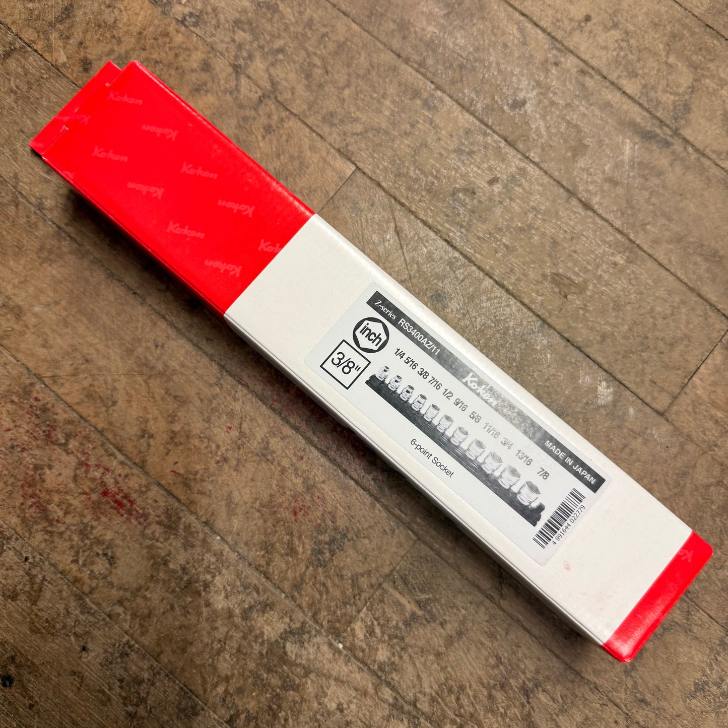 Koken 3/8" Dr. Z-Series (Super Shallow) 1/4" - 7/8" 6 point Socket Set (RS3400AZ/11)